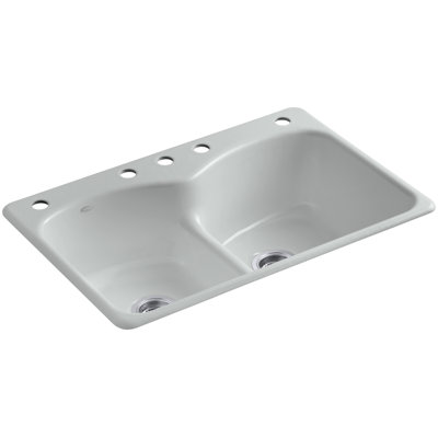Langlade 33" L x 22" W Drop-In Kitchen Sink