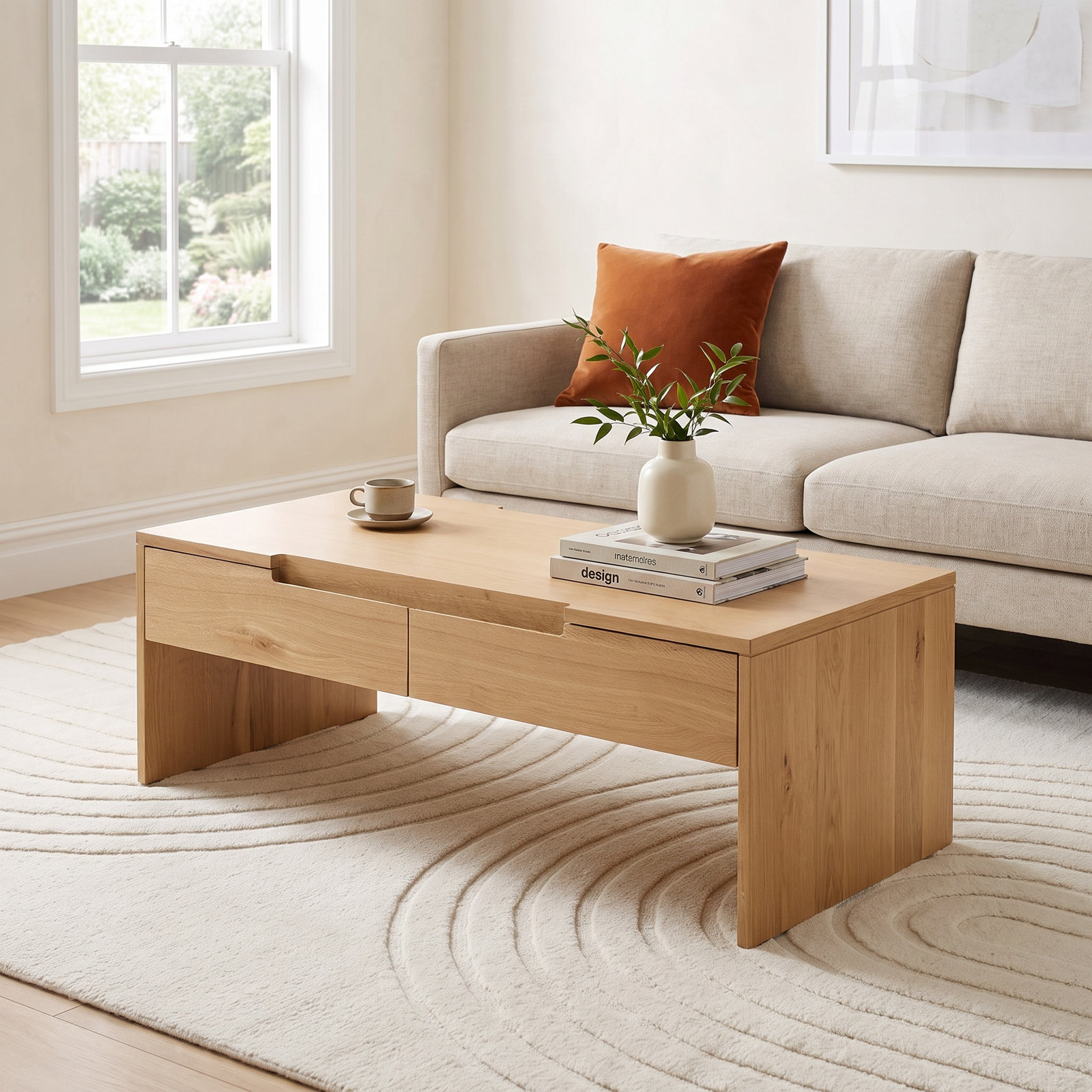 Rosita 42" Oak Coffee Table