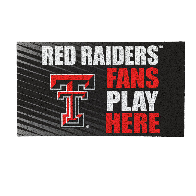 Tapis en PVC de l'Université Texas Tech, 28 po x 16 po