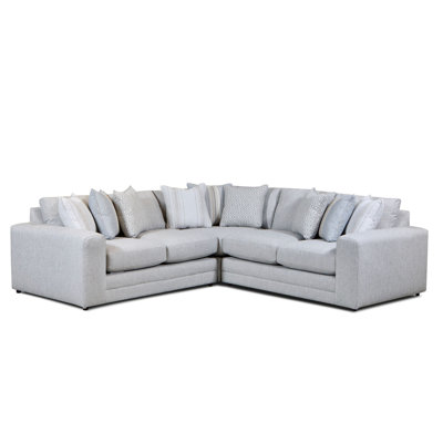 Upholstered L-Shaped Sectional Symmetrical