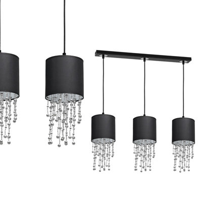 Donoho 3 - Light Black Kitchen Island Pendant