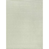 New Zealand Wool Wool Geometric Area Rug in Ivory