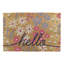 Hello Scribbly Floral Coir Doormat-359556797-359556792