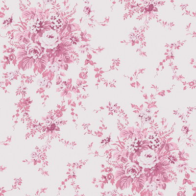 by Rachel Ashwell Garden Floral 10m x 52cm Wallpaper Roll