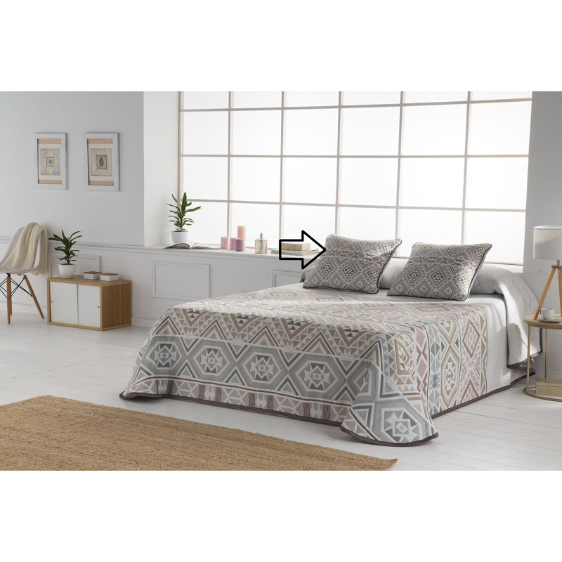 Dion Rectangular Cushion, Mauve