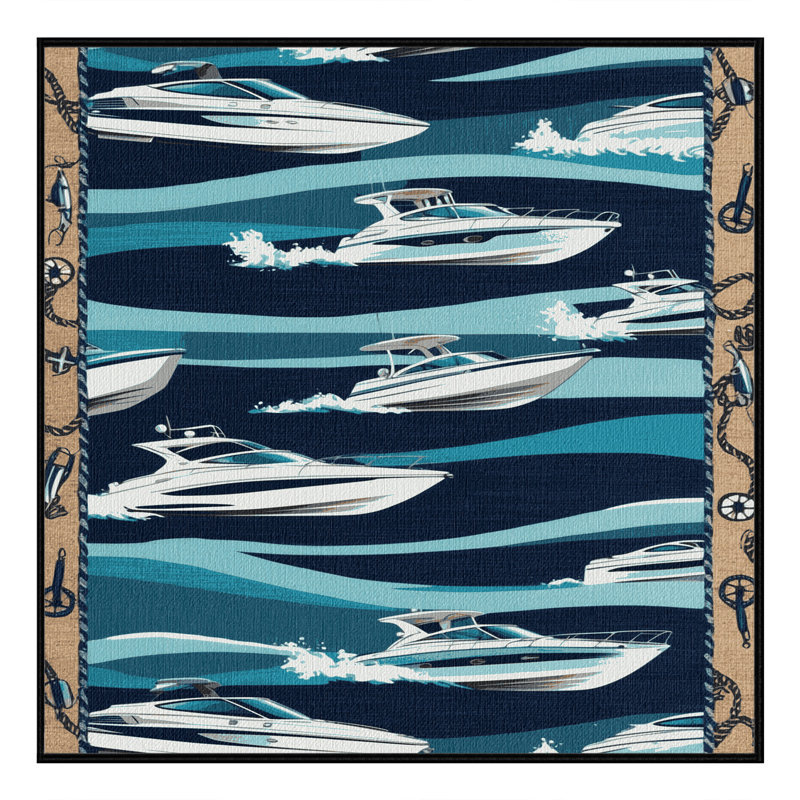  Tapis nautique lavable, Tapis de couloir 2 pi x 5 pi
