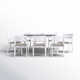 Vivant Square 8 - Person Outdoor Dining Set with Cushions