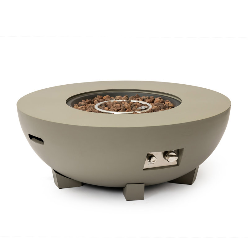 36_Inch Round Iron Fire Pit Table
