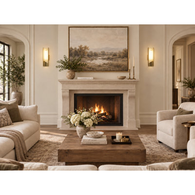 Transitional 1 Light LED Alabaster Wall Sconce