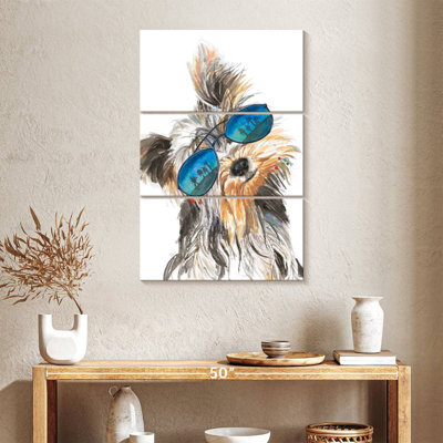 Yorkie avec abat-jour