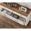 7-Drawer Mid-Century Dresser - 54 Inch, Distressed Wood, Ideal For Bedroom, Nursery, Or Living Room-1254032582