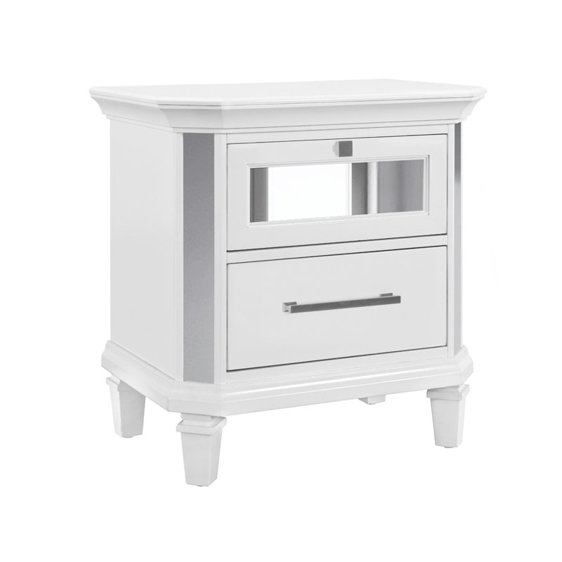 MUHAN WHITE NIGHTSTAND