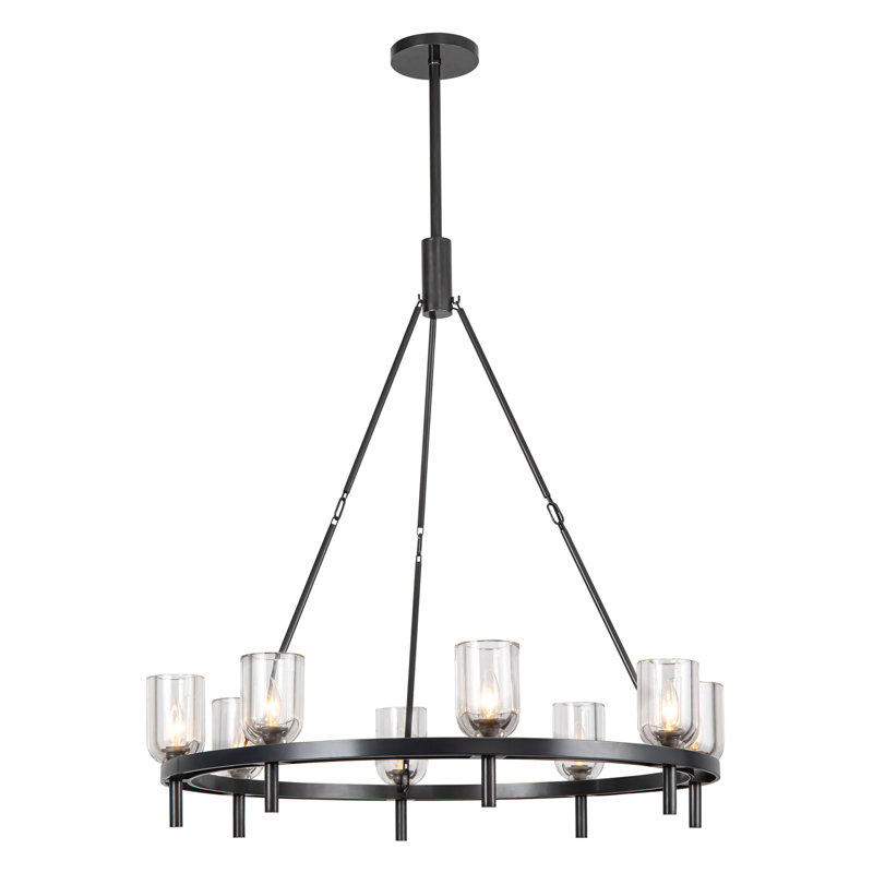 Lucian 8 - Light Chandelier, Urban Bronze