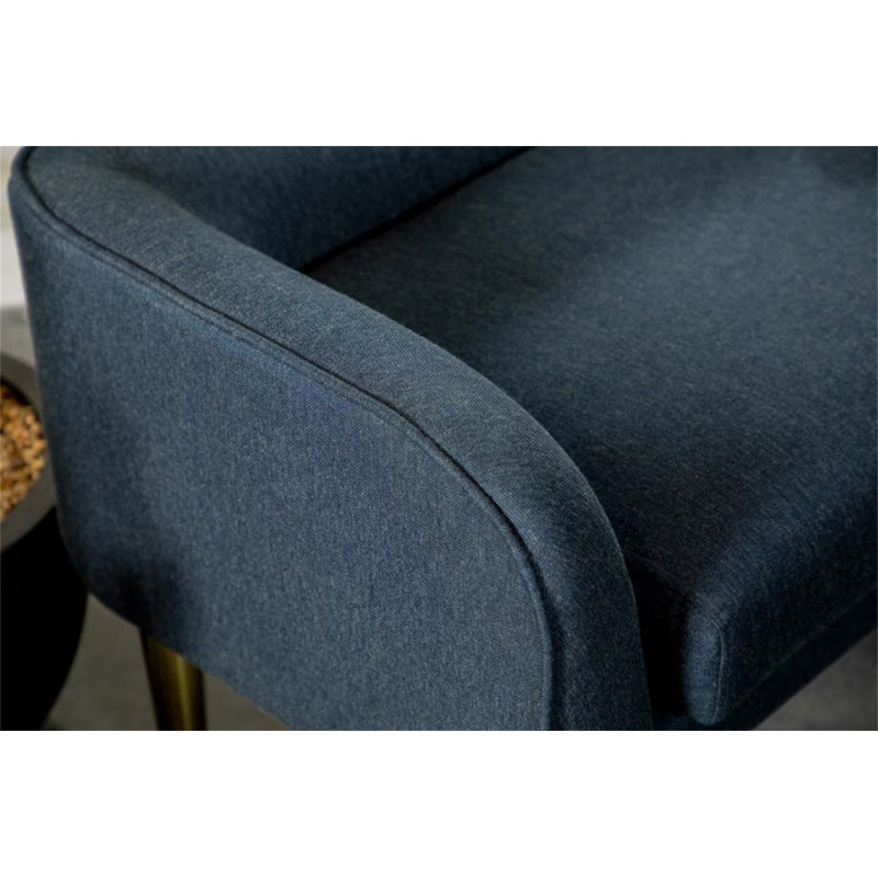 Banc rembourré Wolbert, Bleu