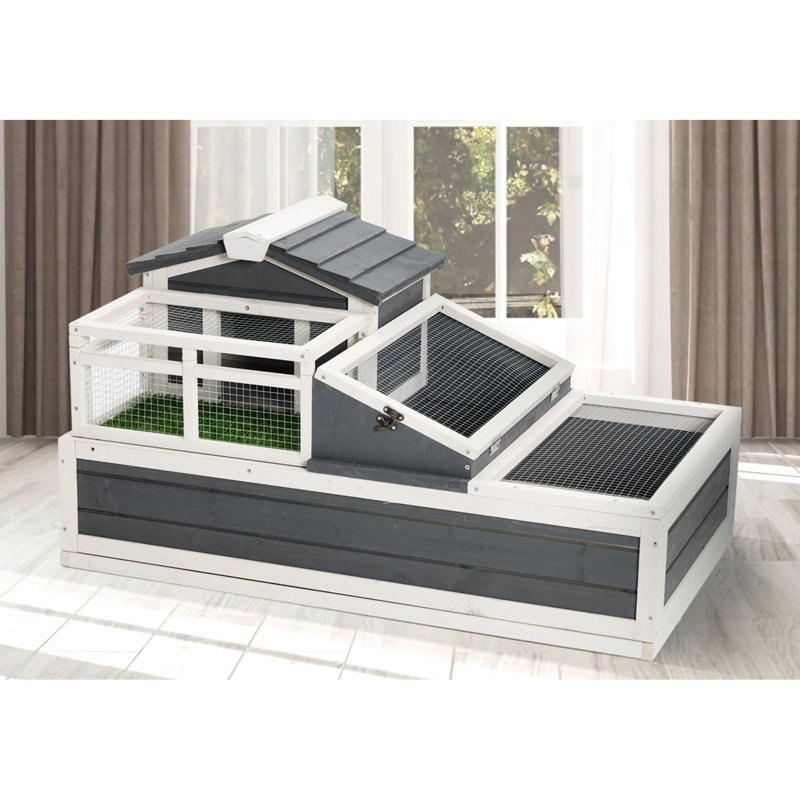 Très petit enclos pour animaux, maison pour 3 tortues avec revêtement imperméable, maison de luxe, facile d'entretien et endroit pour bronzer
