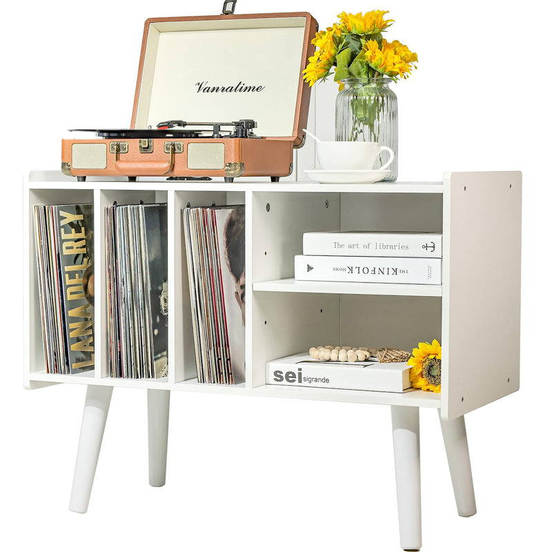 66.3cm H Media Shelves, White