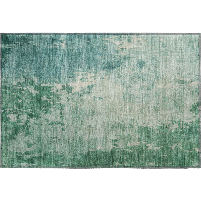 Premium Machine Washable Alijah AMF1257 Abstract Rug, Rectangle 1'8" x 2'6"