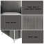 Causeuse en velours gris