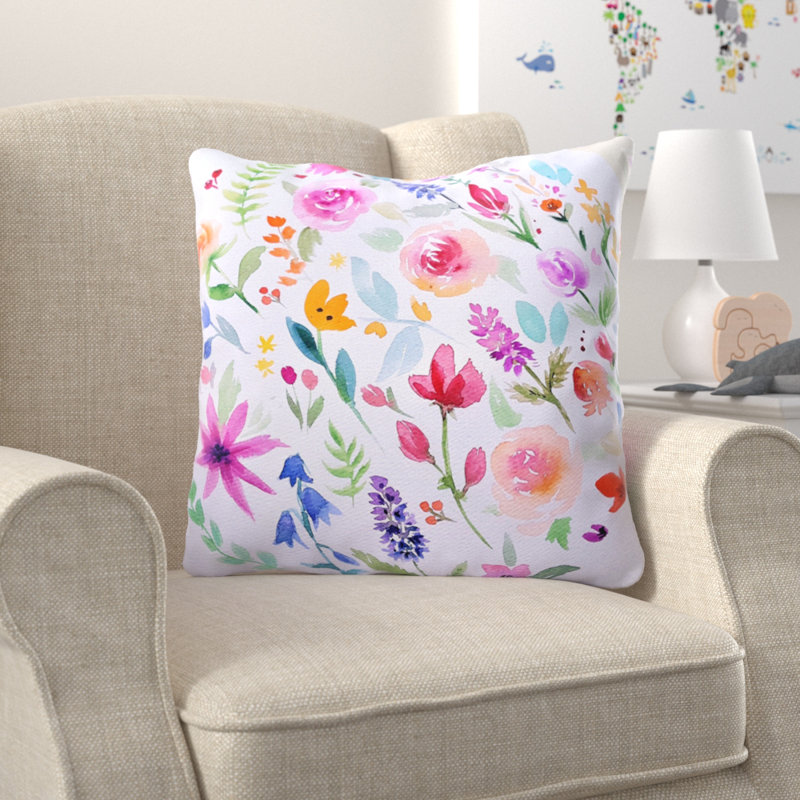 Outdoor Reversible Throw Pillow, Synthetic, Outdoor