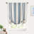 Chris Double Layer Linen Blackout Tie Up Curtains Thermal Insulated Fully Lined Vertical Striped Balloon Roman Shade Bathroom Window Adjustable Rod Pocket-1233854622-1233854613