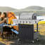 Barbecue au propane en acier inoxydable