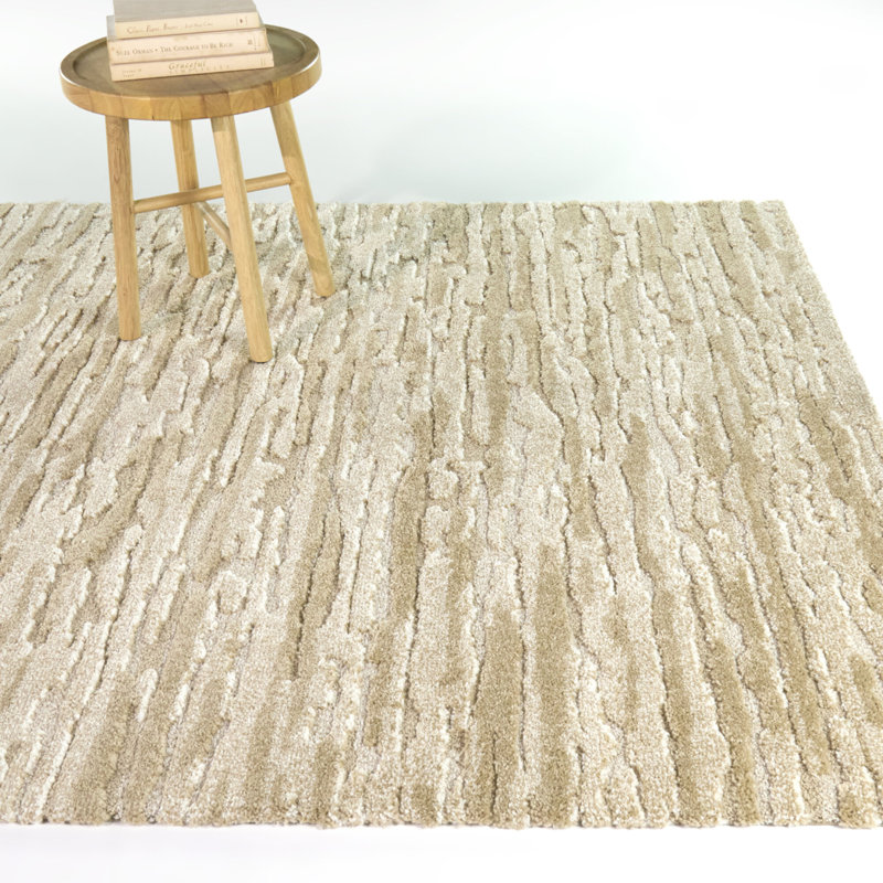 Tapis beige à motif abstrait Andreas, Beige, 7 pi 10 po x 10 pi