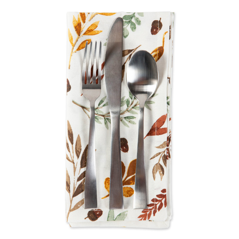 Alcova Cotton Floral Square Napkin
