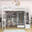  Kuster Wood Loft Bed with Drawers, Desk, Wardrobe and Storage Shelves-222895719-247652380