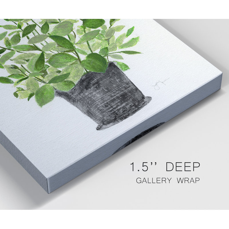 «Herb Garden I», ensemble de 2 reproductions d'art sur toile tendue, H 16 po x l 32 po x P 1 po