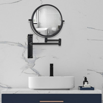 Akiyah Metal Round Mirror