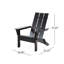 Chaise pliante, en bois, au bord de la piscine, 32,92 po Largeur, 36 hauteur, 29,4 profondeur, naturel, terrasse pliante-121098034