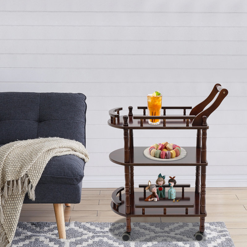 3-Tier Mobile Utility Cart with Storage Organizer