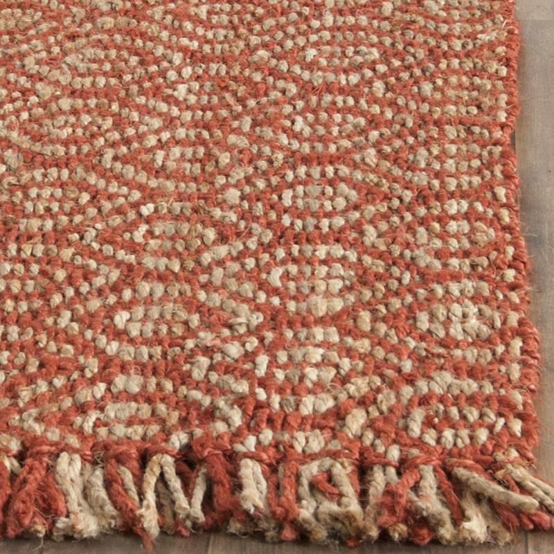 Blakeman Geometric Jute / Sisal Hand Woven Area Rug, Rectangle 152 x 244 cm