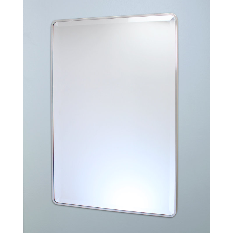 Pharmacie de salle de bain Austin Farmhouse, H 30 po x l 20 po x P 5,5 po, Nickel brossé