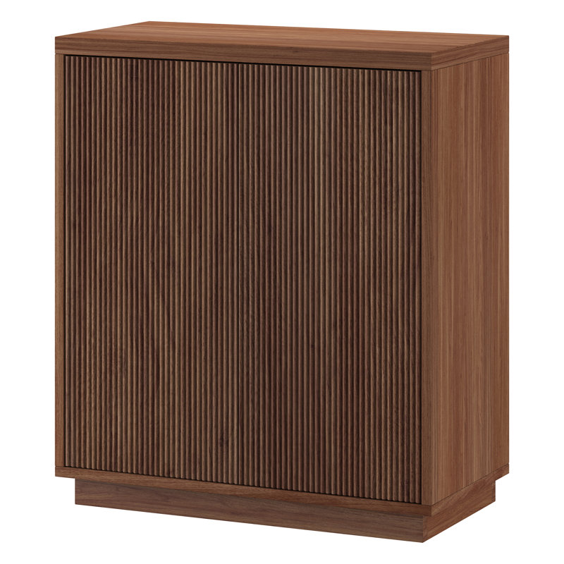 2 - Door Standard Accent Cabinet, Satin Walnut
