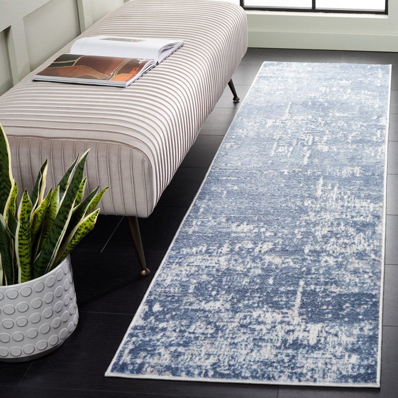 Amelia Performance Performance Abstract Rug, Runner 2'2" x 8'