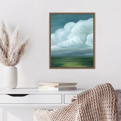 Coming Rainstorm II by Grace Popp Framed Canvas Wall Art Print