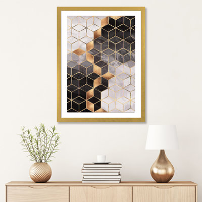 «Smoky Cubes I» par Elisabeth Fredriksson - reproduction imprimée