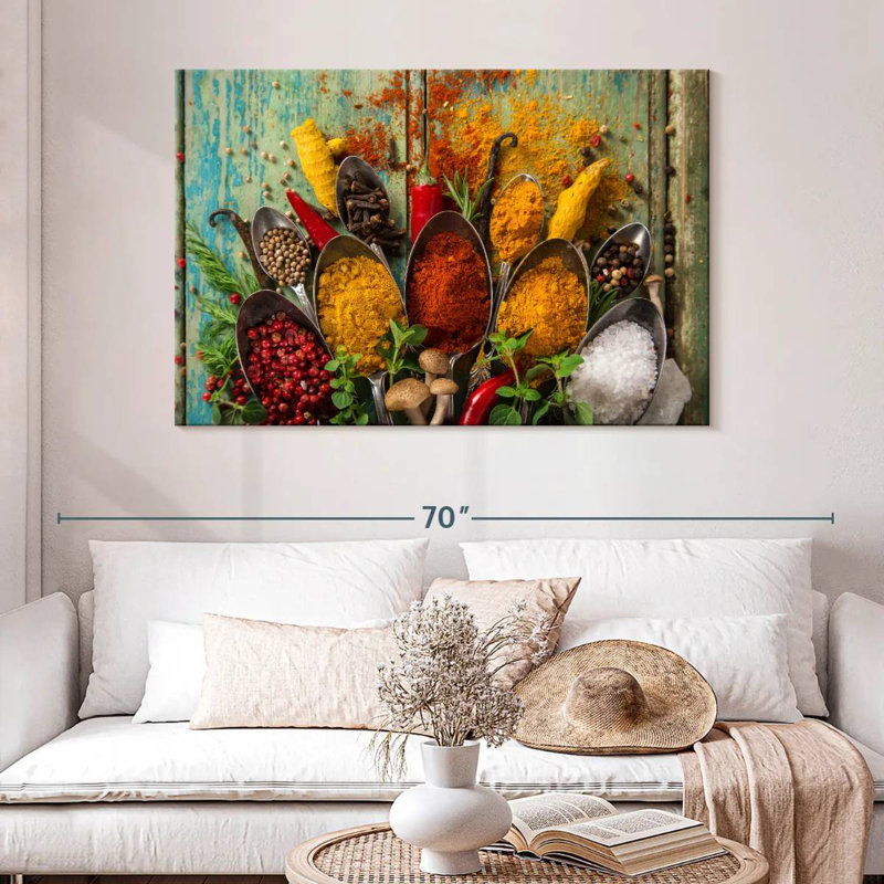 Yarlin Asian Spices, 32" H x 48" W