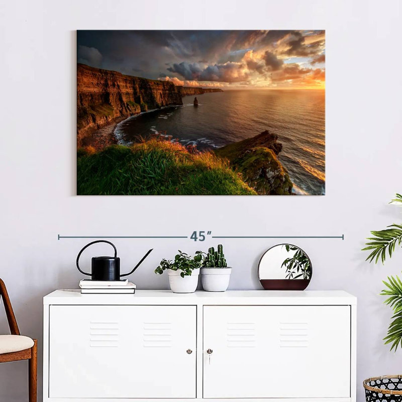 Senne Cliffs Of Moher Before Dark, 26" H x 39" W