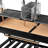 92 in. Argentine Santa Maria Charcoal and Wood Grill, Adjustable Outdoor BBQ, in Black (KM-OG-AW-92)