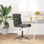  Dining Chair Black Faux Leather-282645184