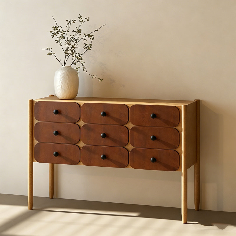 Armoire de rangement d'entrée de style américain,  H 34,64 po x l 47,24 po x P 15,75 po