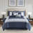 8 Piece Embroidered Comforter Set
