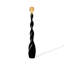 Lampes sur pied en plastique noir