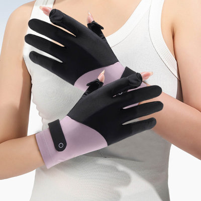 pair of mittens Gloves Secureion For Digit Full Driving Gloves For Women Gloves Thin And Breathable Gloves Sun Secureion Gloves Cycling Gloves For Women