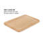 Planche à découper en bois de caoutchouc 13,6 x 9,5 Calphalon Edge Guard-122259459