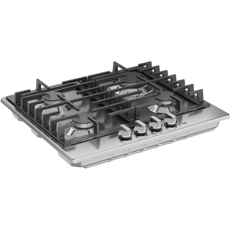 500 Series,24' Gas Cooktop,4 Burner,SS
