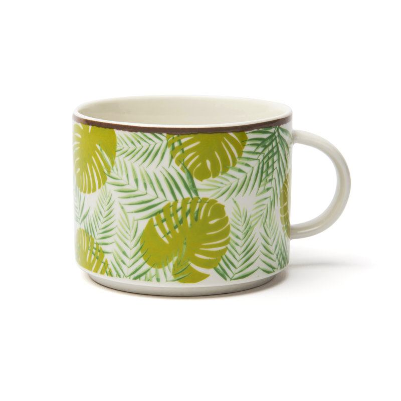 Foliage Porcelain New Bone China Cappuccino Cup
