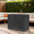Outdoor Resin Storage Deck Box, 45 Gallon Capacity, Weather-Resistant, Black